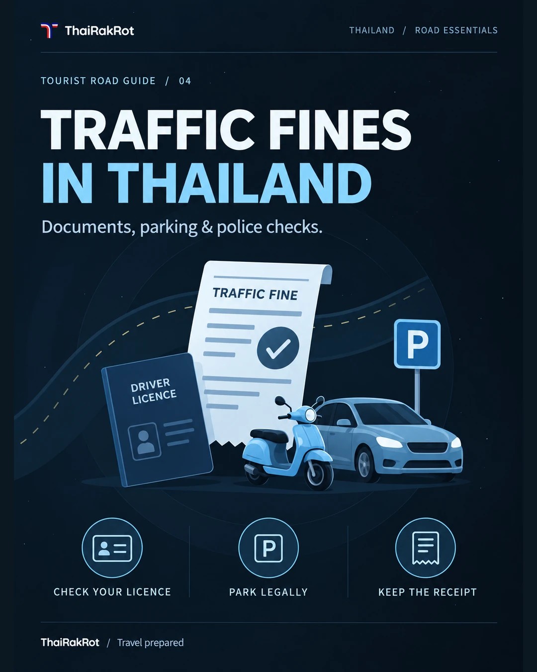泰国交通罚款与警方检查指南